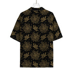 Merry Christmas Poinsettia Pattern Print Rayon Hawaiian Shirt