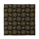 Merry Christmas Poinsettia Pattern Print Silk Bandana