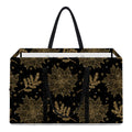 Merry Christmas Poinsettia Pattern Print Utility Tote Bag