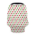 Merry Christmas Polka Dot Pattern Print Baby Seat Cover