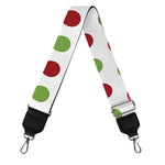 Merry Christmas Polka Dot Pattern Print Bag Strap