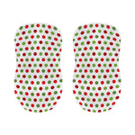 Merry Christmas Polka Dot Pattern Print Bar Stool Covers