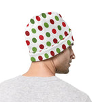 Merry Christmas Polka Dot Pattern Print Beanie
