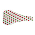 Merry Christmas Polka Dot Pattern Print Bicycle Seat Cover