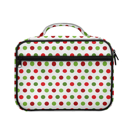 Merry Christmas Polka Dot Pattern Print Briefcase Bible Bag