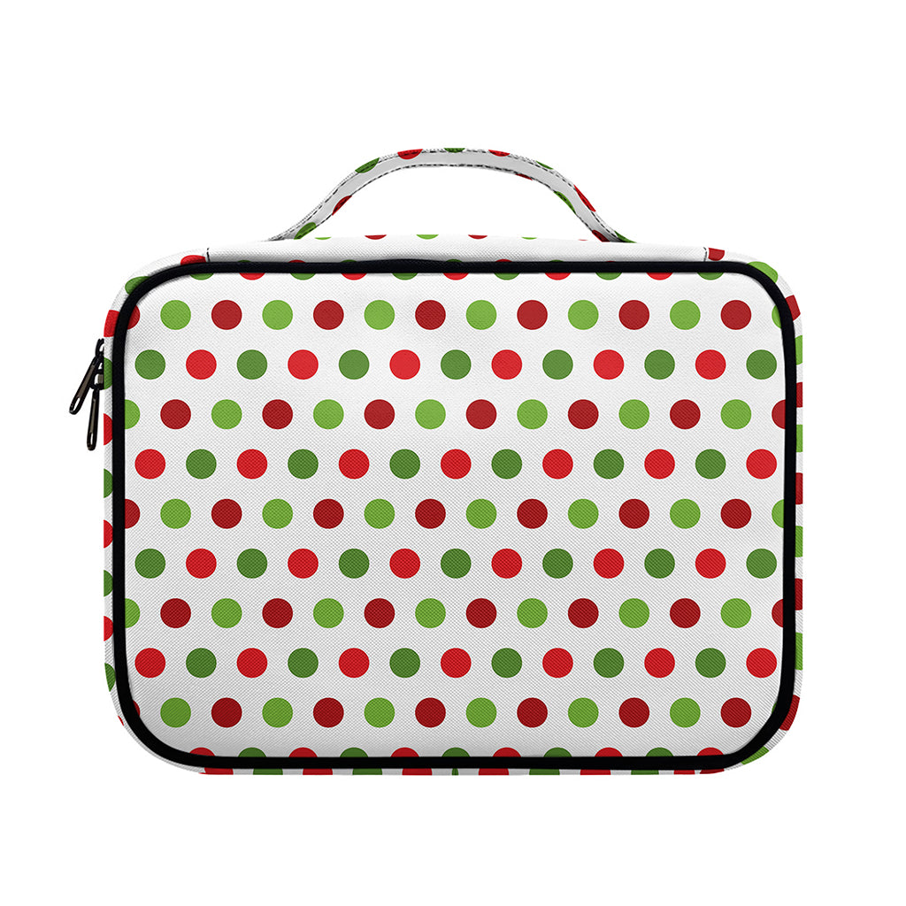 Merry Christmas Polka Dot Pattern Print Briefcase Bible Bag