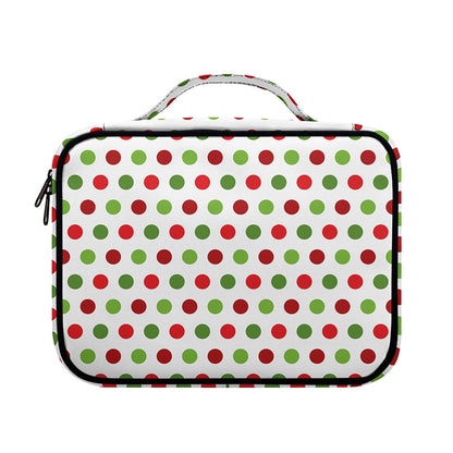 Merry Christmas Polka Dot Pattern Print Briefcase Bible Bag