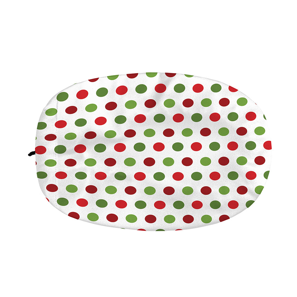 Merry Christmas Polka Dot Pattern Print Car Side Mirror Covers