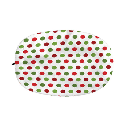 Merry Christmas Polka Dot Pattern Print Car Side Mirror Covers