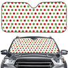 Merry Christmas Polka Dot Pattern Print Car Windshield Sun Shade