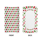 Merry Christmas Polka Dot Pattern Print Changing Pad Cover