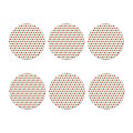 Merry Christmas Polka Dot Pattern Print Coaster Set