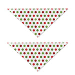 Merry Christmas Polka Dot Pattern Print Dog Bandana