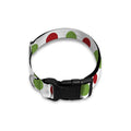 Merry Christmas Polka Dot Pattern Print Dog Collar