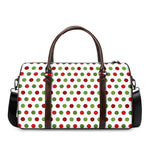 Merry Christmas Polka Dot Pattern Print Duffle Bag