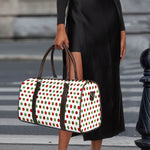Merry Christmas Polka Dot Pattern Print Duffle Bag