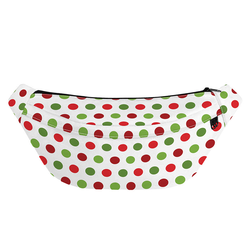 Merry Christmas Polka Dot Pattern Print Fanny Pack