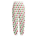 Merry Christmas Polka Dot Pattern Print Fleece Lined Knit Pants