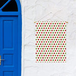 Merry Christmas Polka Dot Pattern Print Garden Flag