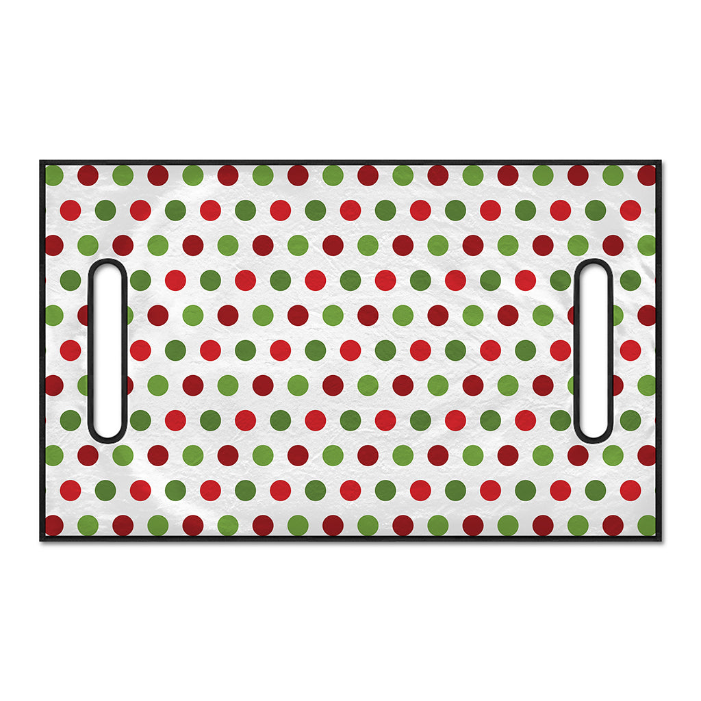 Merry Christmas Polka Dot Pattern Print Golf Cart Seat Cover