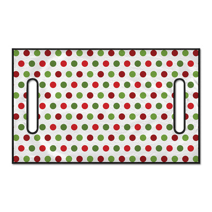 Merry Christmas Polka Dot Pattern Print Golf Cart Seat Cover