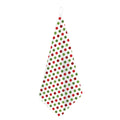 Merry Christmas Polka Dot Pattern Print Hand Towel