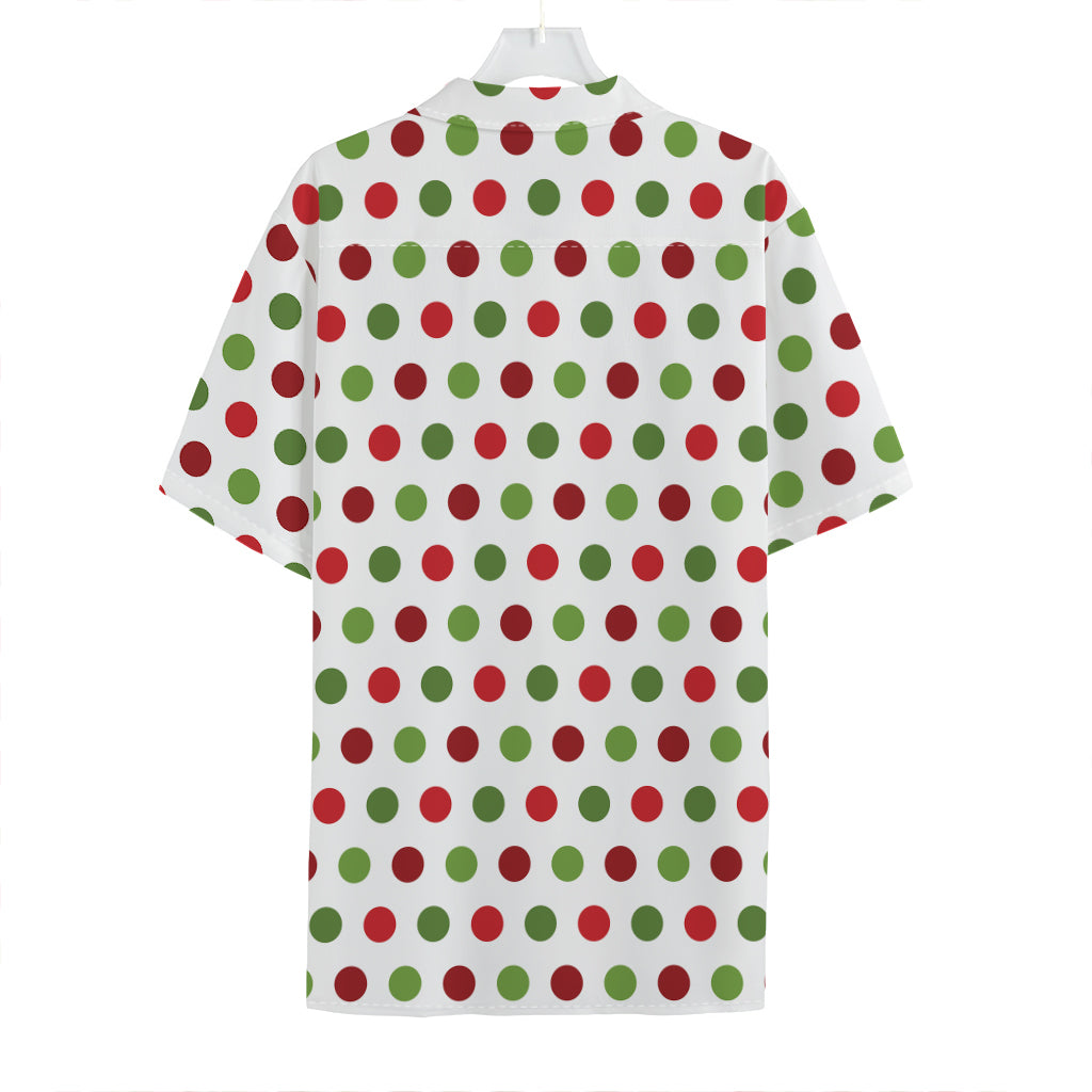 Merry Christmas Polka Dot Pattern Print Hawaiian Shirt