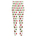 Merry Christmas Polka Dot Pattern Print High-Waisted Pocket Leggings
