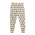 Merry Christmas Polka Dot Pattern Print Jogger Pants