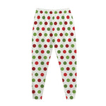 Merry Christmas Polka Dot Pattern Print Jogger Pants