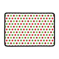 Merry Christmas Polka Dot Pattern Print Kitchen Mat