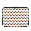 Merry Christmas Polka Dot Pattern Print Laptop Sleeve