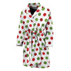 Merry Christmas Polka Dot Pattern Print Men's Bathrobe