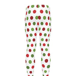 Merry Christmas Polka Dot Pattern Print Men's leggings