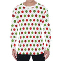 Merry Christmas Polka Dot Pattern Print Men's Long Sleeve T-Shirt