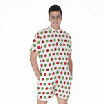 Merry Christmas Polka Dot Pattern Print Men's Rompers