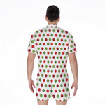 Merry Christmas Polka Dot Pattern Print Men's Rompers