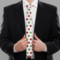 Merry Christmas Polka Dot Pattern Print Necktie