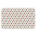 Merry Christmas Polka Dot Pattern Print Polyester Doormat