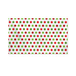 Merry Christmas Polka Dot Pattern Print Polyester Flag