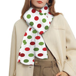 Merry Christmas Polka Dot Pattern Print Scarf