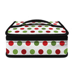Merry Christmas Polka Dot Pattern Print Small Lunch Bag