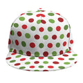 Merry Christmas Polka Dot Pattern Print Snapback Cap