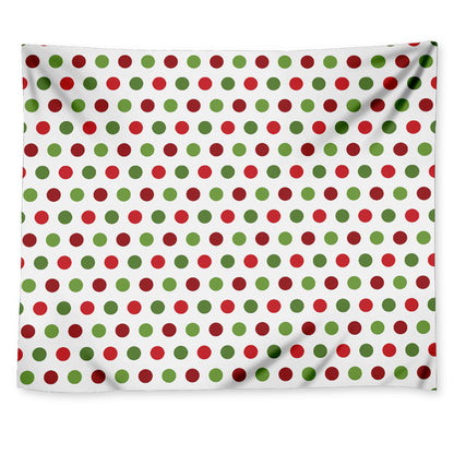Merry Christmas Polka Dot Pattern Print Tapestry