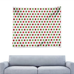 Merry Christmas Polka Dot Pattern Print Tapestry