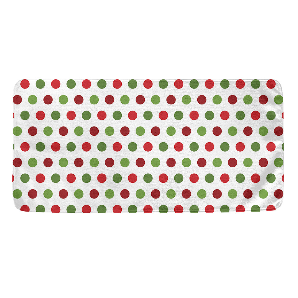 Merry Christmas Polka Dot Pattern Print Towel