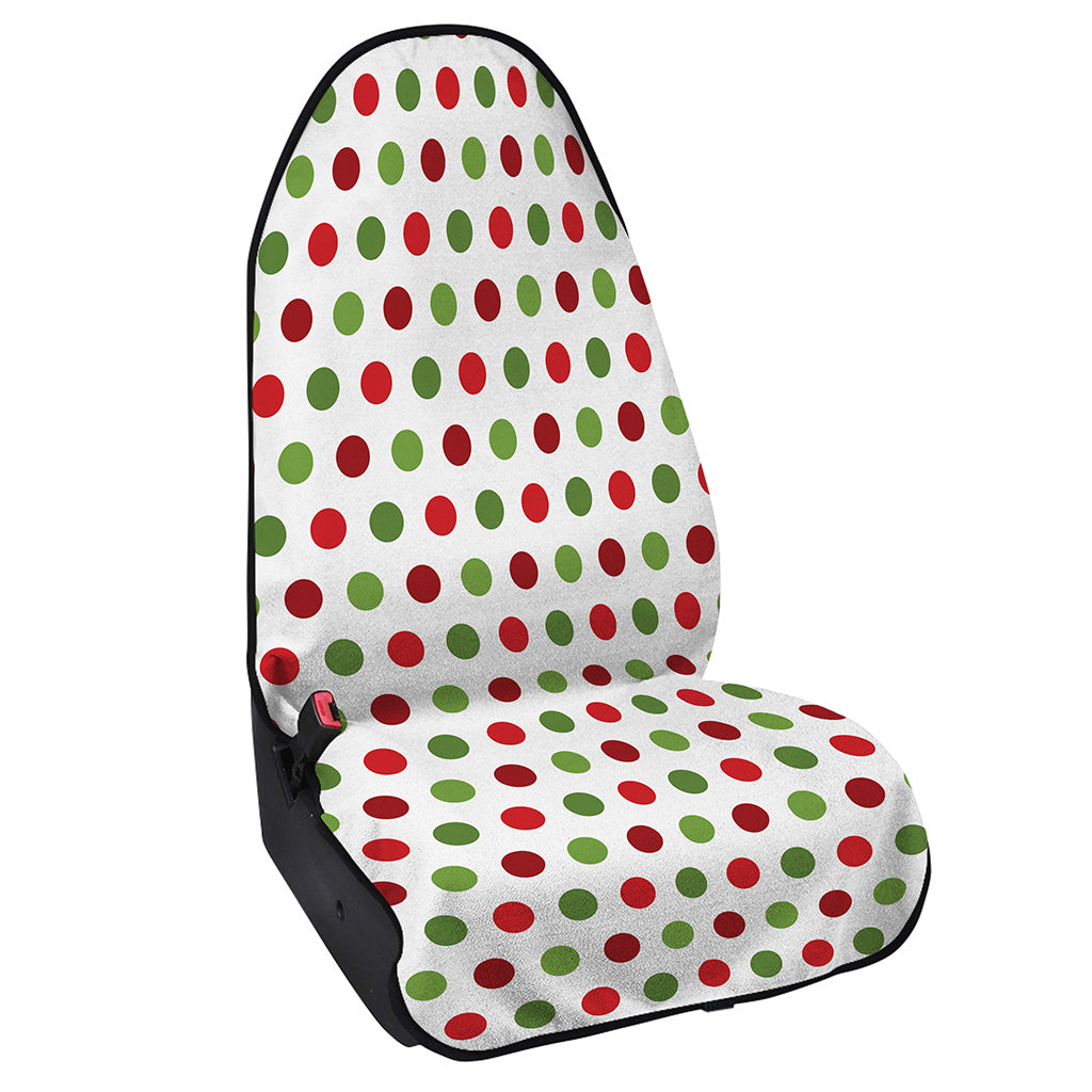 Merry Christmas Polka Dot Pattern Print Waterproof Car Seat Cover