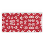 Merry Christmas Snowflakes Pattern Print Beach Towel