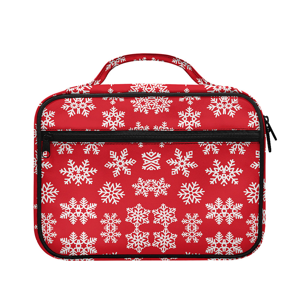Merry Christmas Snowflakes Pattern Print Briefcase Bible Bag