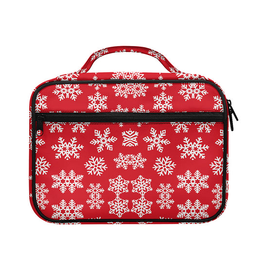 Merry Christmas Snowflakes Pattern Print Briefcase Bible Bag